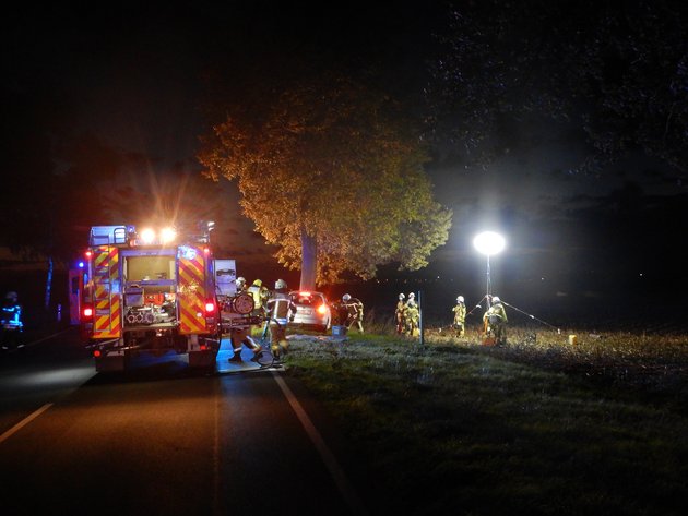 Feuerwehreinsatz Autounfall